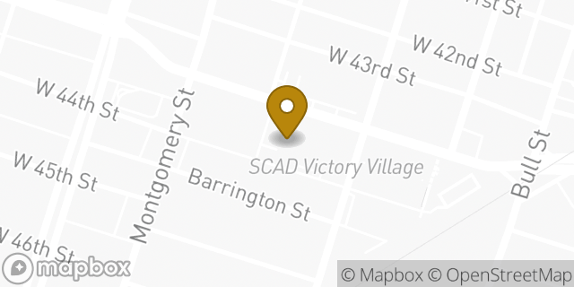 Map showing the location of Amazon Locker - Pizza in Savannah, GA 31405