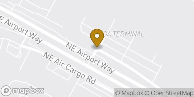Map showing the location of Portland - Seaport Airlines (Privates flights only) in Portland, OR 97218