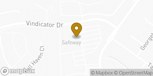 Map showing the location of Starbucks Coffee Company in Colorado Springs, CO 80919