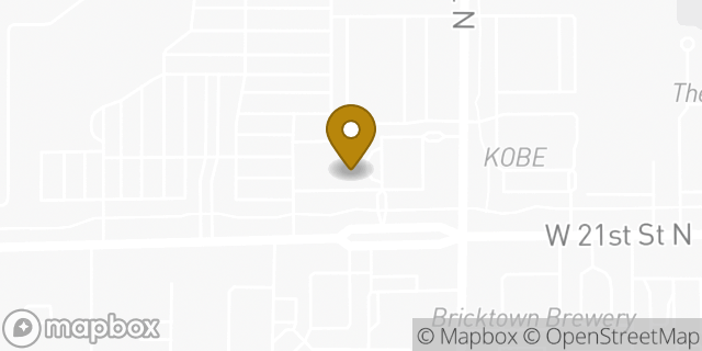 Map showing the location of The UPS Store in Wichita, KS 67205