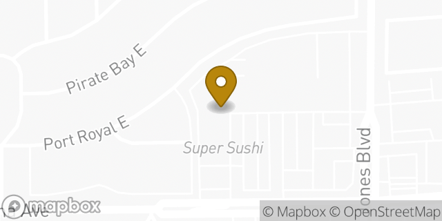 Map showing the location of Amazon Locker - Kaya in Las Vegas, NV 89103