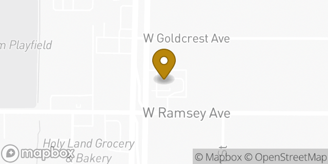 Map showing the location of McDonald's in Milwaukee, WI 53221