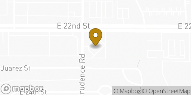 Map showing the location of Amazon Locker - Behest in Tucson, AZ 85710