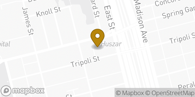 Map showing the location of Bright Horizons in Pittsburgh, PA 15212