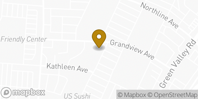 Map showing the location of Athleta in Greensboro, NC 27408