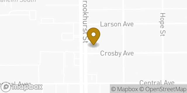 Map showing the location of Hertz Car Rental - Garden Grove - Brookhurst HLE in Garden Grove, CA 92843