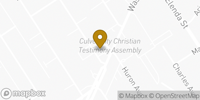 Map showing the location of Amazon Locker - Macias in Culver City, CA 90232