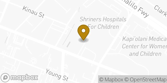 Map showing the location of The Church of Jesus Christ of Latter-day Saints in Honolulu, HI 96826
