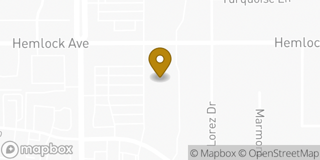 Map showing the location of ATM CVS in Moreno Valley, CA