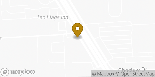 Map showing the location of Subway in Baton Rouge, LA 70814