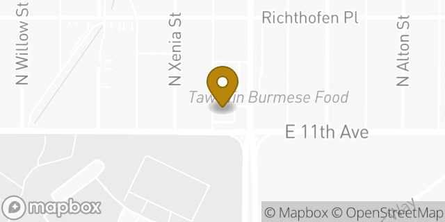 Map showing the location of ATM 7ELEVEN-FCTI in Denver, CO