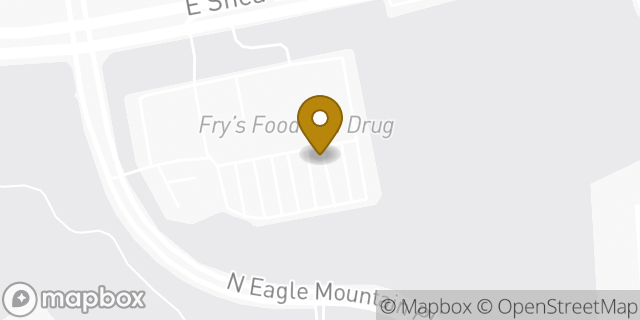 Map showing the location of Coinme in Fountain Hills, AZ 85268