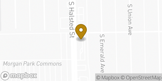 Map showing the location of McDonald's in Chicago, IL 60628