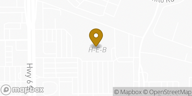 Map showing the location of H-E-B in Houston, TX 77083