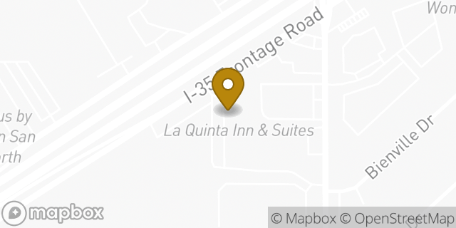 Map showing the location of La Quinta Inn & Suites in San Antonio, TX 78233