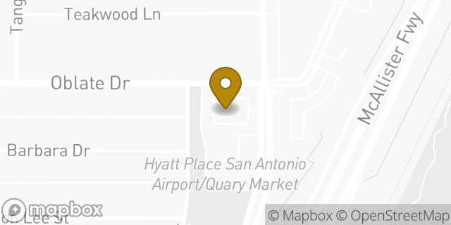 Map showing the location of ATM 7ELEVEN-FCTI in San Antonio, TX 78216
