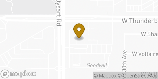 Map showing the location of Amazon Locker - Tactic in El Mirage, AZ 85335