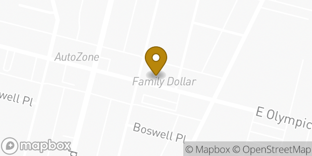 Map showing the location of Amazon Locker - Cici in Los Angeles, CA 90022