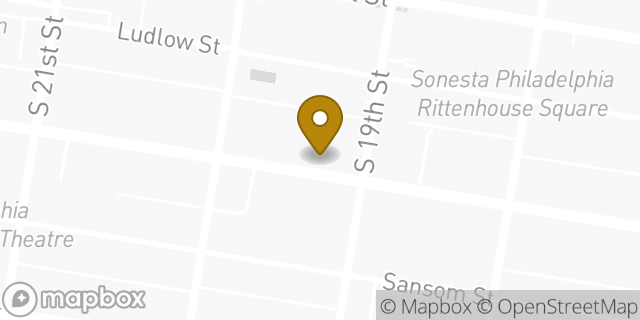 Map showing the location of Banana Republic in Philadelphia, PA 19103