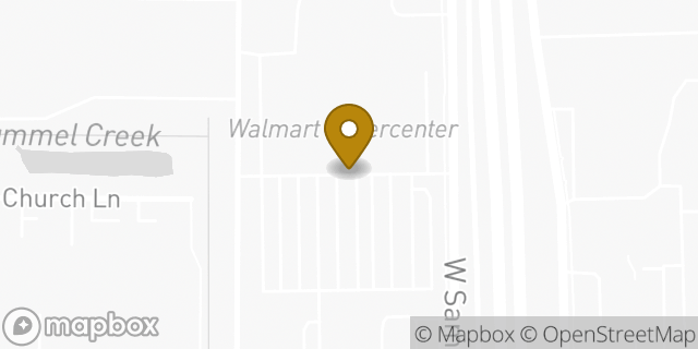 Map showing the location of Walmart in Houston, TX