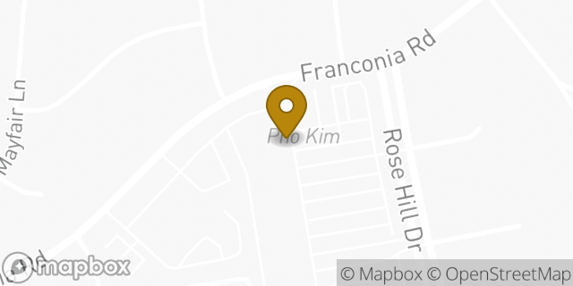 Map showing the location of Amazon Locker - Carport in Alexandria, VA 22310