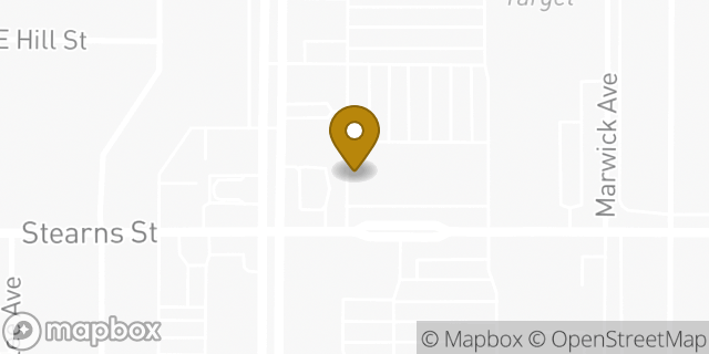 Map showing the location of Subway in Long Beach, CA 90815