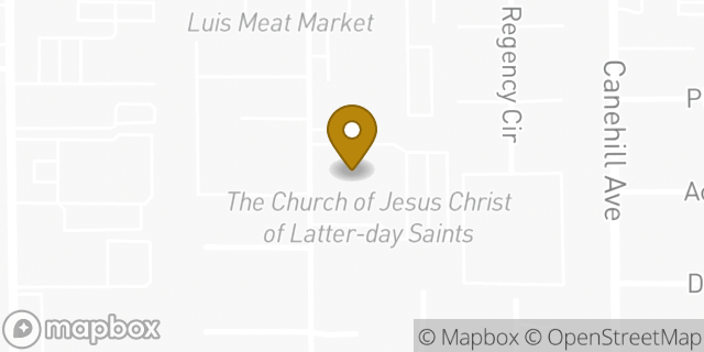Map showing the location of The Church of Jesus Christ of Latter-day Saints in Bellflower, CA 90706