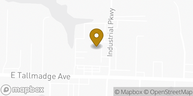 Map showing the location of Amazon Locker - Corintio in Akron, OH 44310