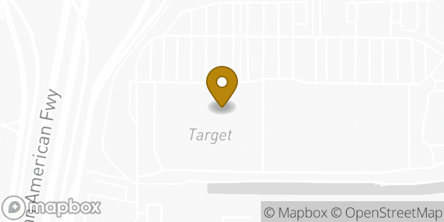 Map showing the location of Target in Albuquerque, NM 87113