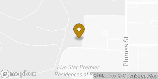 Map showing the location of Brookdale Reno in Reno, NV 89509