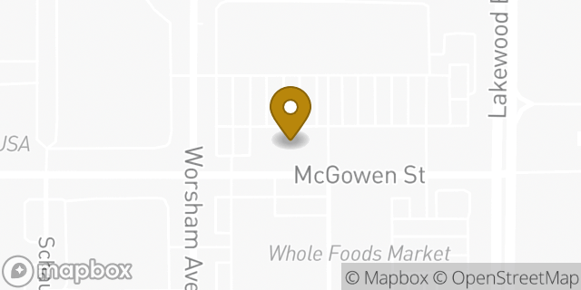 Map showing the location of J.Crew Factory in Long Beach, CA 90808