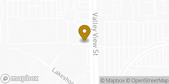 Map showing the location of Papa John's Pizza in Cypress, CA 90630
