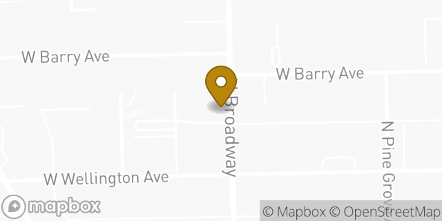 Map showing the location of Starbucks in Chicago, IL 60657