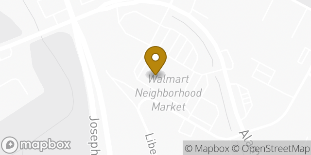 Map showing the location of Walmart Connection Center in Greensboro, NC 27406