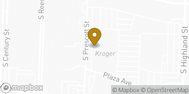 Map showing the location of ATM Kroger in Memphis, TN 38111