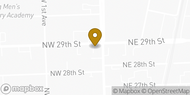 Map showing the location of Chase Bank in Miami, FL 33127