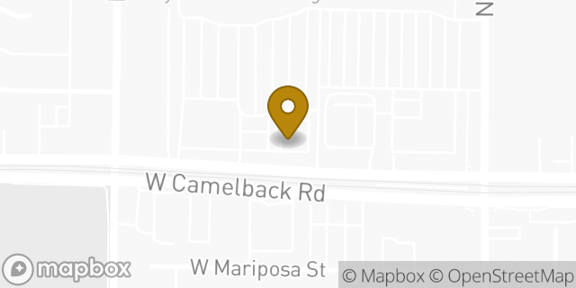 Map showing the location of McDonald's in Phoenix, AZ 85013