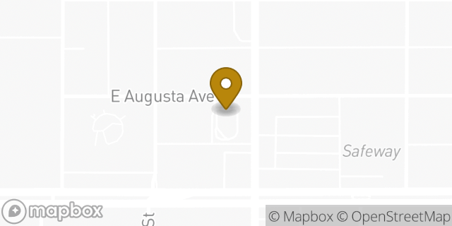 Map showing the location of McDonald's in Spokane, WA 99207
