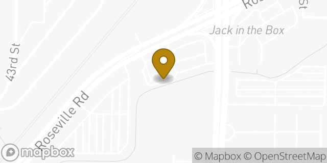 Map showing the location of Starbucks in North Highlands, CA 95660