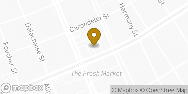 Map showing the location of McDonald's in New Orleans, LA 70115