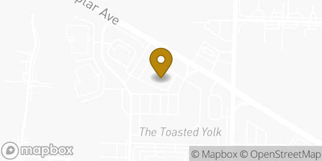 Map showing the location of Dunkin' in Germantown, TN 38138