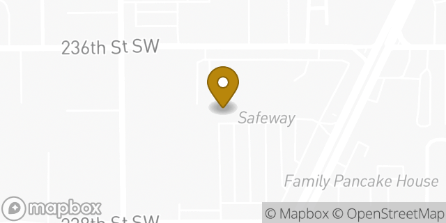 Map showing the location of Amazon Locker - Crableg in Edmonds, WA 98026