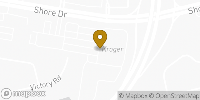 Map showing the location of ATM Kroger in Virginia Beach, VA 23455