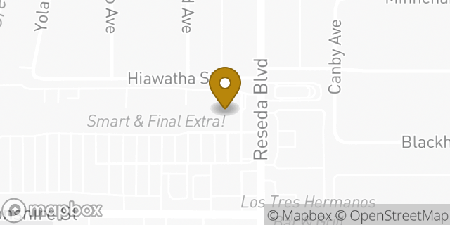 Map showing the location of ATM Walgreens in Northridge, CA