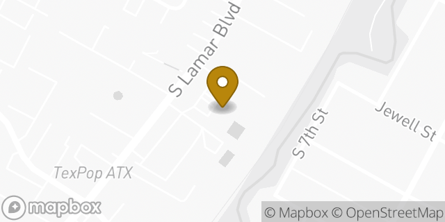 Map showing the location of Amazon Locker - Kagura in Austin, TX 78704