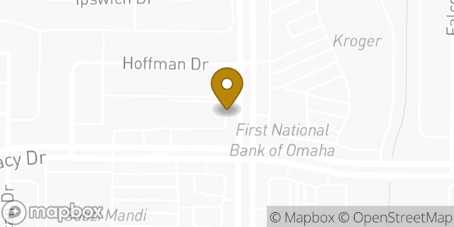Map showing the location of Bank Of America in Plano, TX 75025