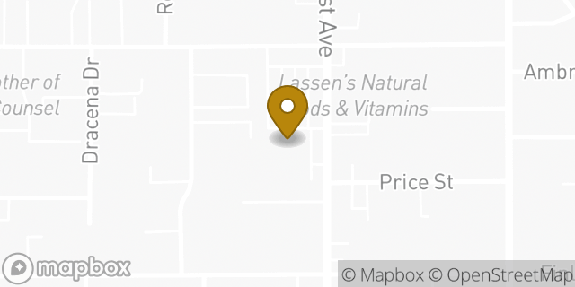 Map showing the location of Albertsons in Los Angeles, CA 90027