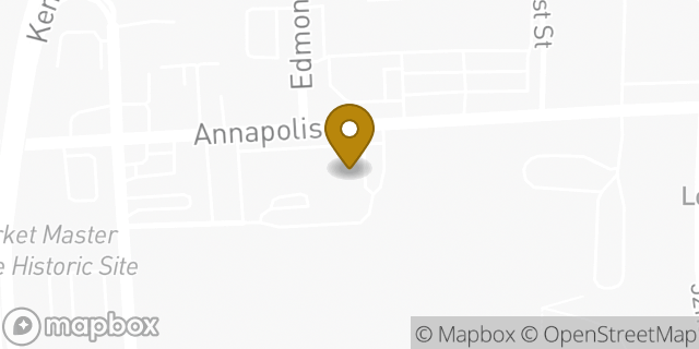Map showing the location of Amazon Locker - Carpenter in Bladensburg, MD 20710