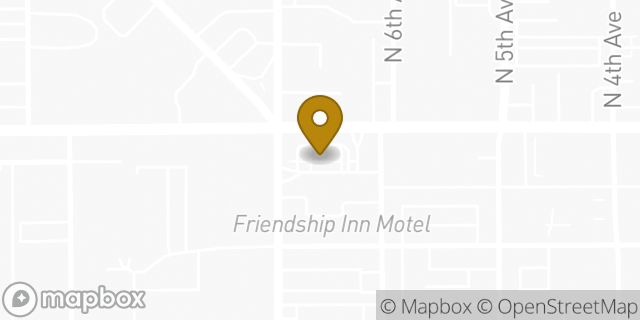 Map showing the location of McDonald's in Phoenix, AZ 85007
