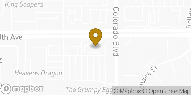 Map showing the location of McDonald's in Thornton, CO 80233